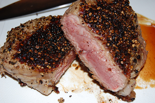 steak au poivre